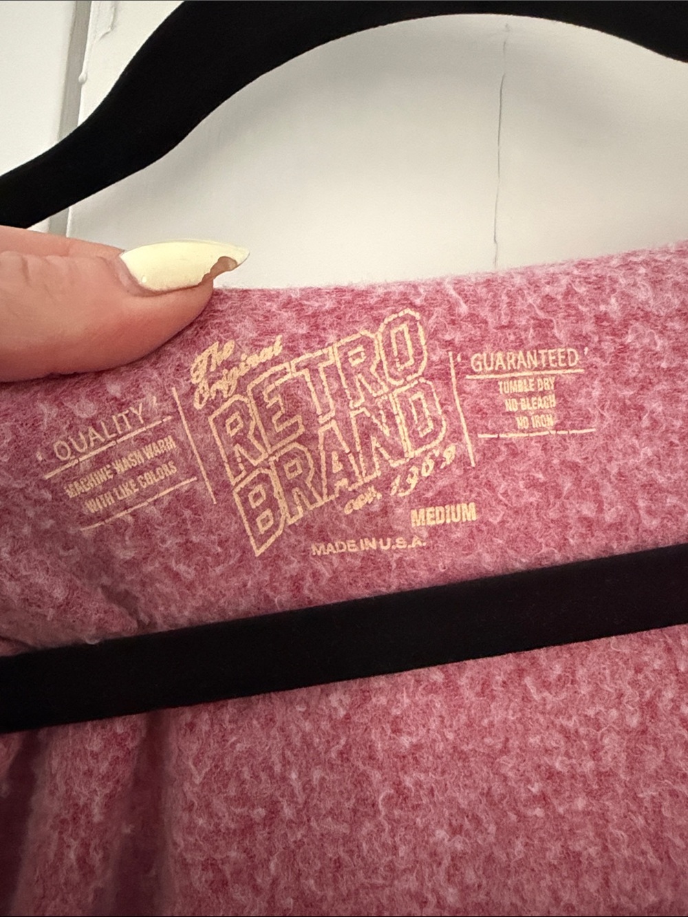 Original Retro Brand Heathered Red Nebraska 'N' Scoop Neck Pullover - Picture 2 of 2